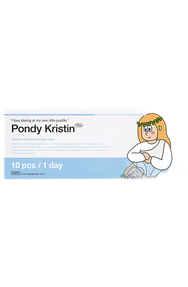 ハパクリスティン Pondy Kristen 1day グレー