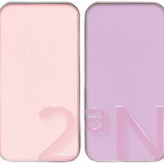 2aN デュアルチーク 01 コットンキャンディバイオレット