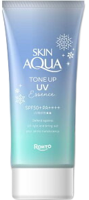 スキンアクア トーンアップ UV エッセンス ブルー SPF50+/PA++++ 日焼け止め 4987241196432